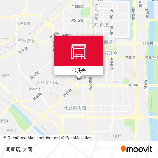 周家店地图