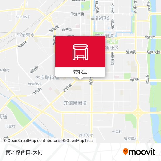 南环路西口地图