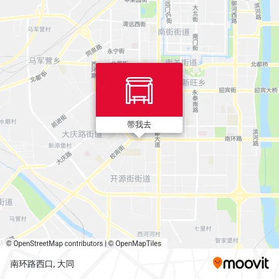 南环路西口地图