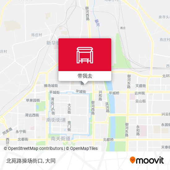 北苑路操场街口地图