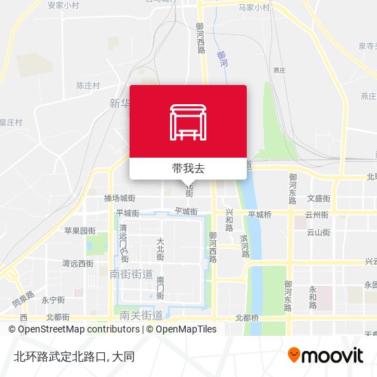 北环路武定北路口地图