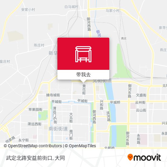 武定北路安益前街口地图