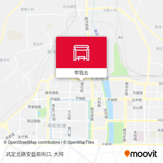 武定北路安益前街口地图