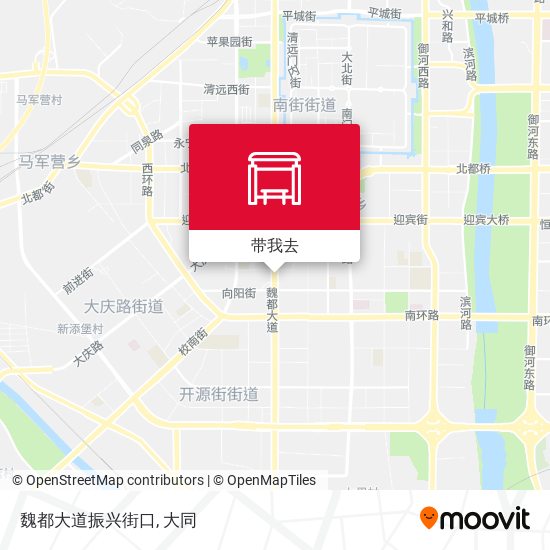 魏都大道振兴街口地图