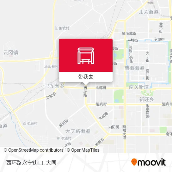 西环路永宁街口地图