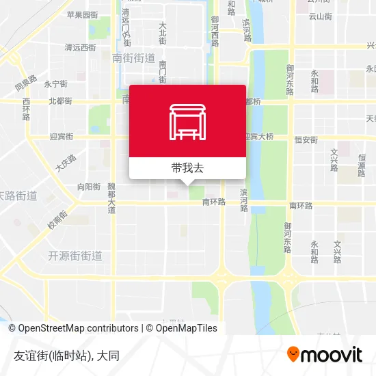 友谊街(临时站)地图