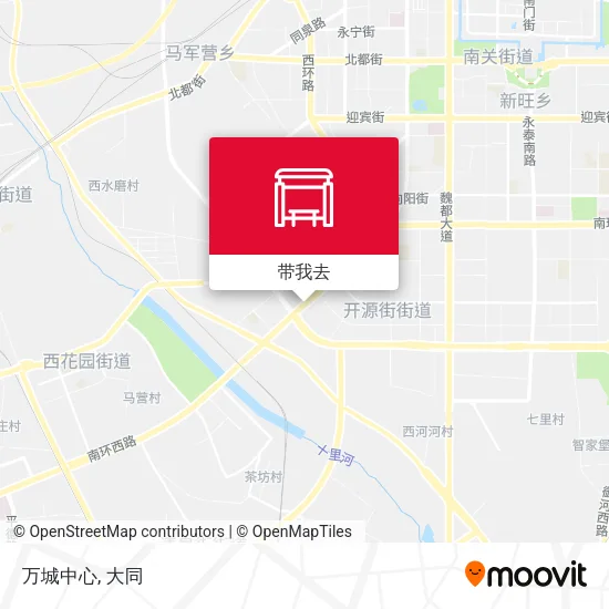 万城中心地图