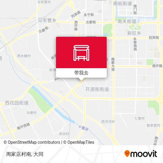 周家店村南地图
