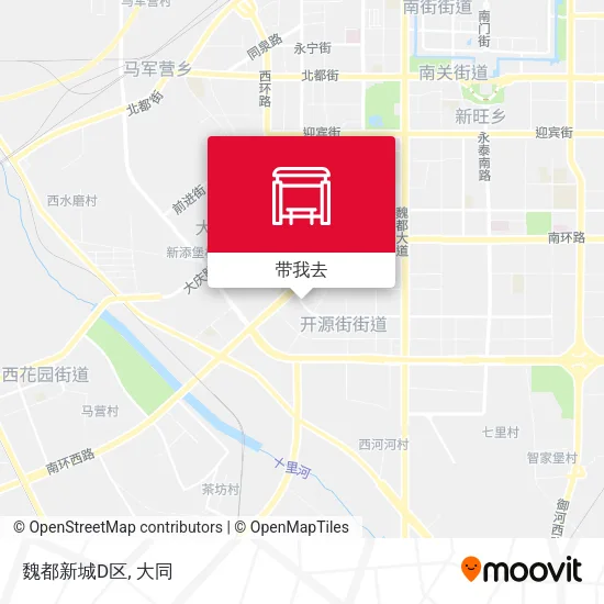魏都新城D区地图