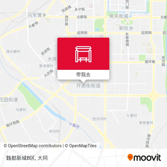 魏都新城B区地图
