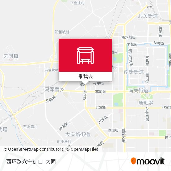 西环路永宁街口地图