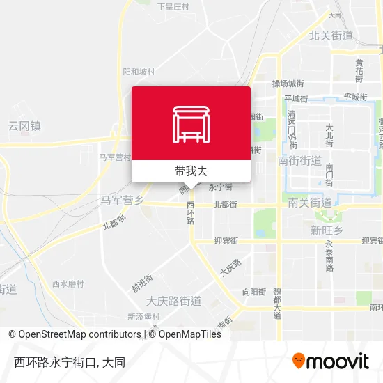 西环路永宁街口地图