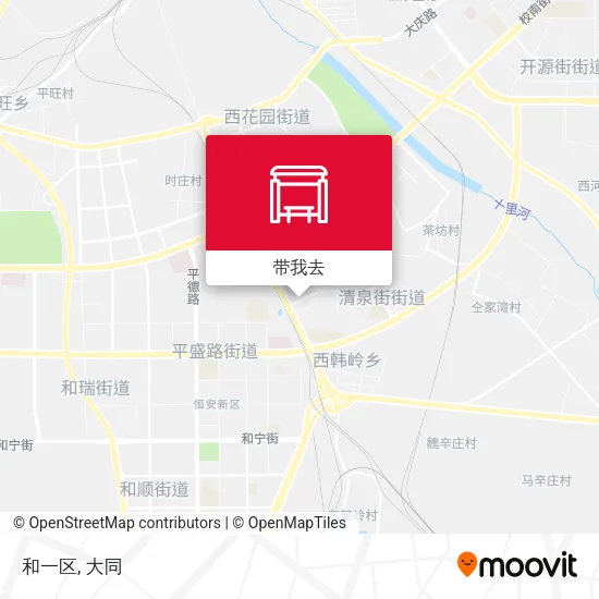 和一区地图