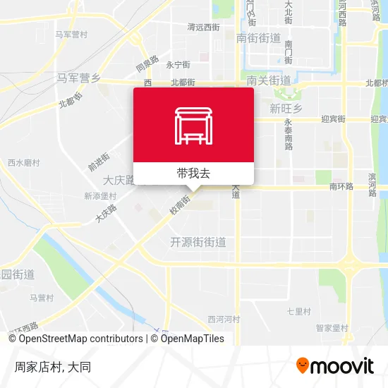 周家店村地图