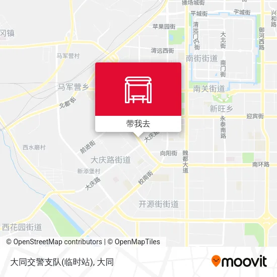 大同交警支队(临时站)地图