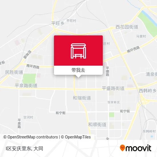 I区安庆里东地图