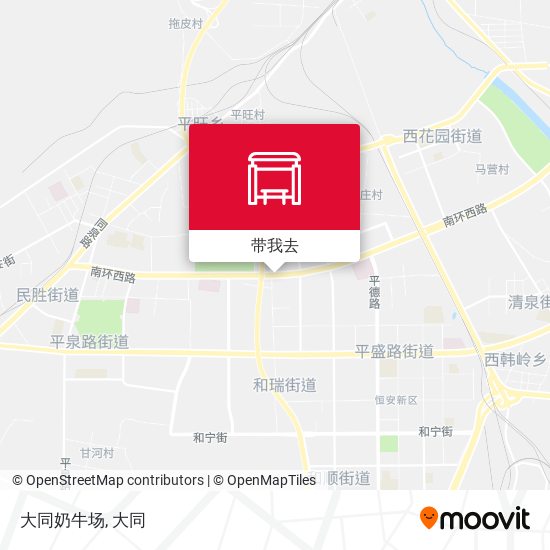 大同奶牛场地图