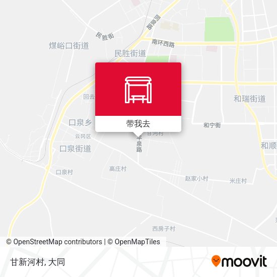 甘新河村地图