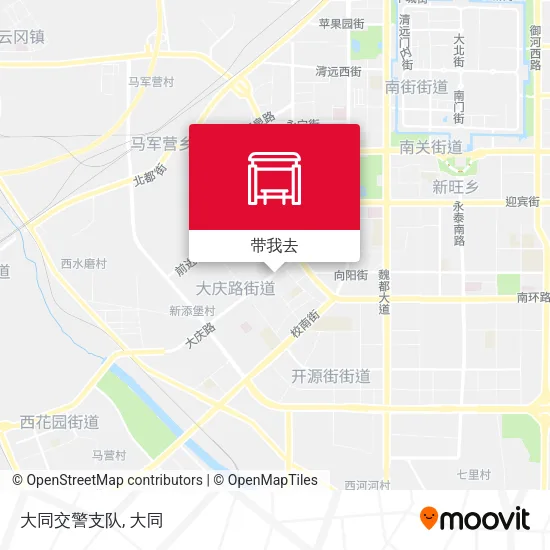 大同交警支队地图