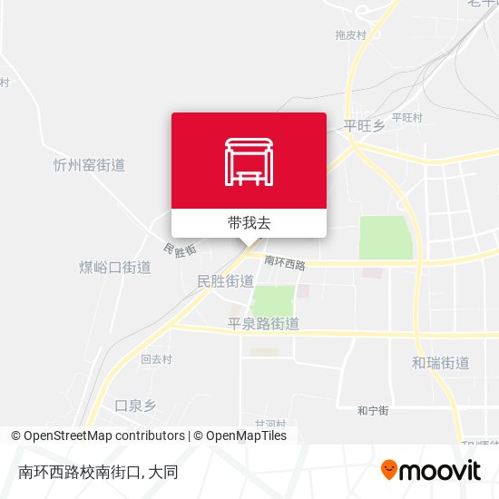 南环西路校南街口地图