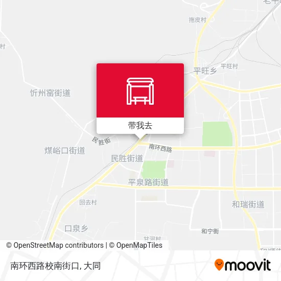 南环西路校南街口地图