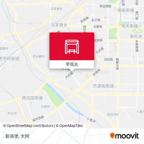 新添堡地图