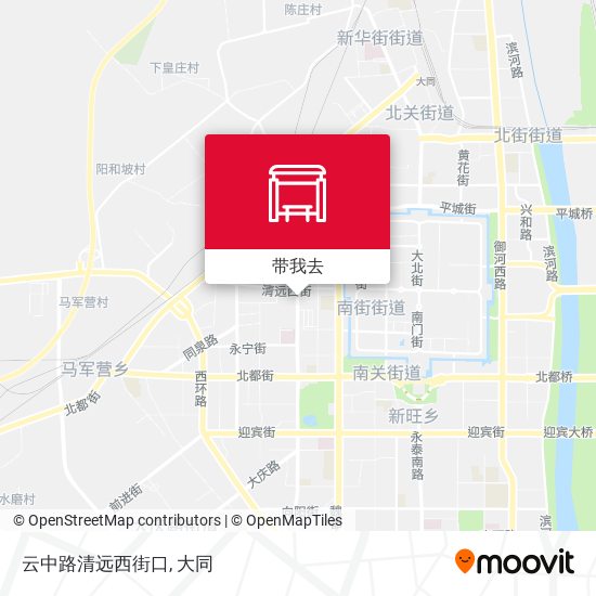 云中路清远西街口地图