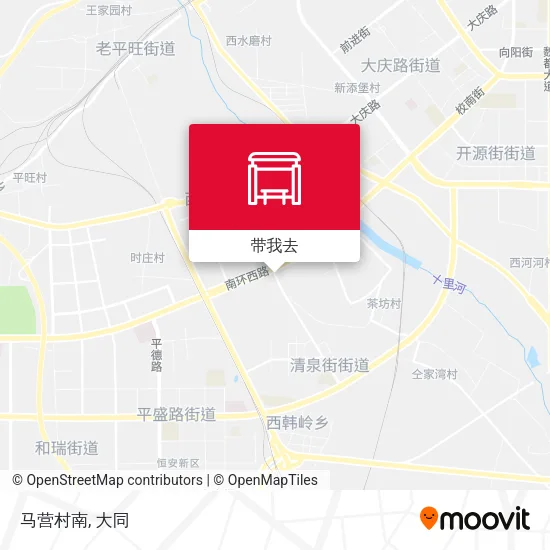 马营村南地图