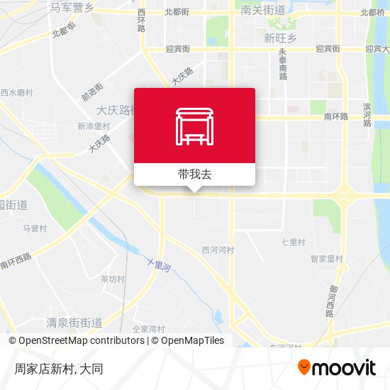 周家店新村地图