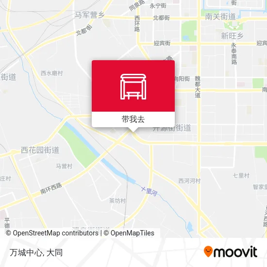 万城中心地图