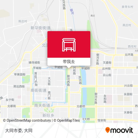大同市委地图