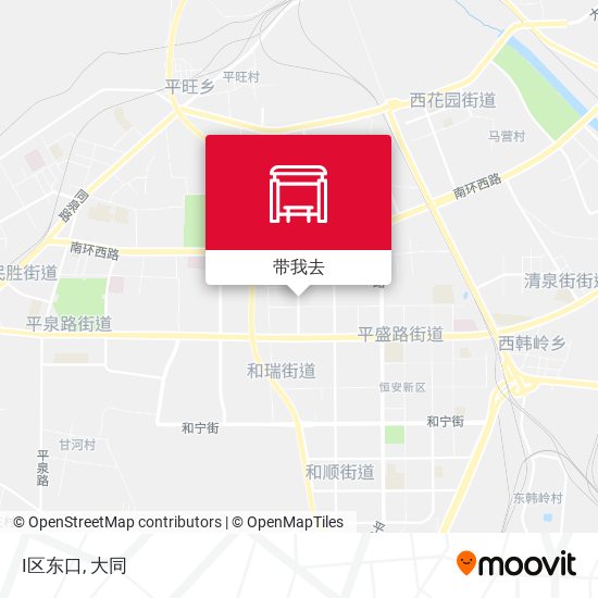 I区东口地图