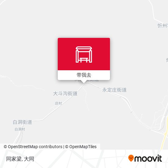 同家梁地图