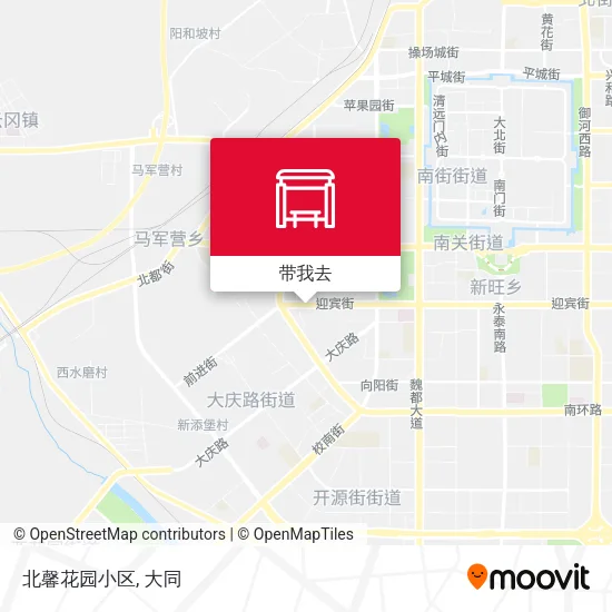 北馨花园小区地图