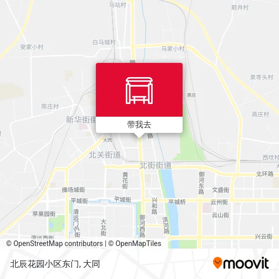 北辰花园小区东门地图