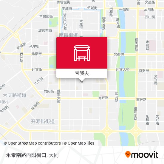 永泰南路向阳街口地图