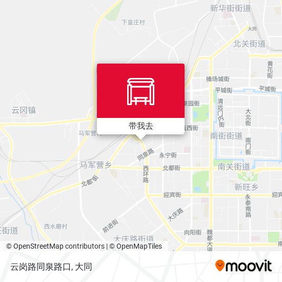 云岗路同泉路口地图