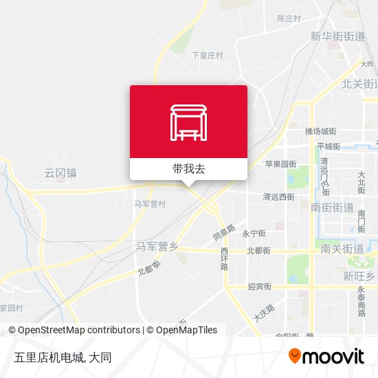 五里店机电城地图