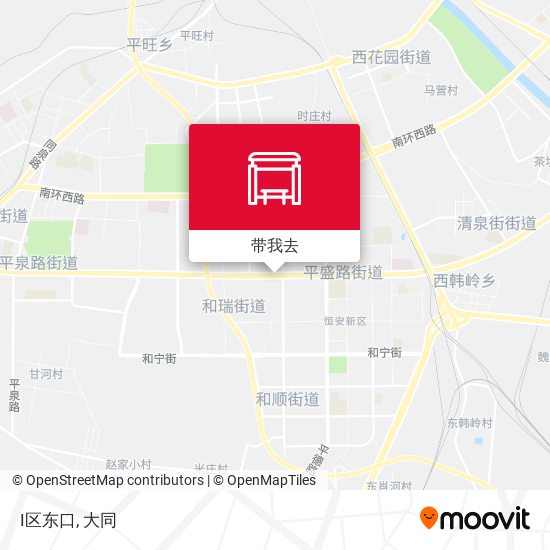 I区东口地图