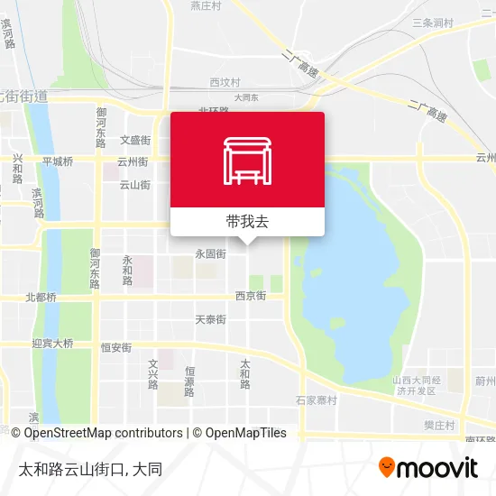 太和路云山街口地图