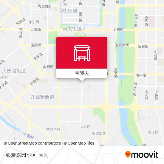 银豪嘉园小区地图