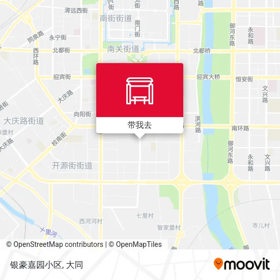 银豪嘉园小区地图