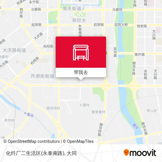 化纤厂二生活区(永泰南路)地图
