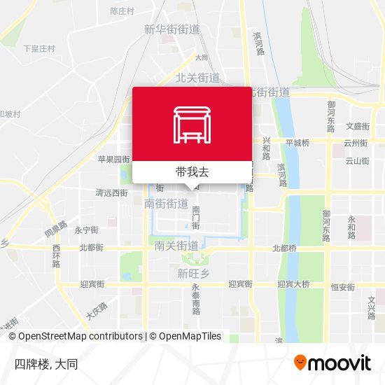 四牌楼地图