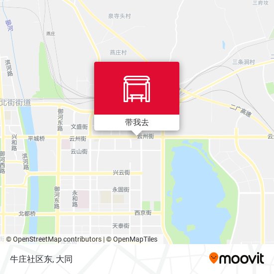 牛庄社区东地图