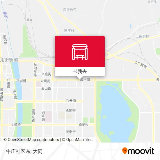 牛庄社区东地图