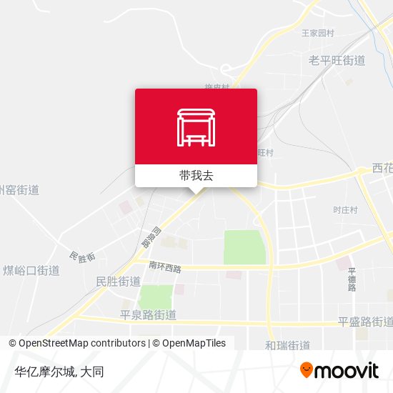 华亿摩尔城地图