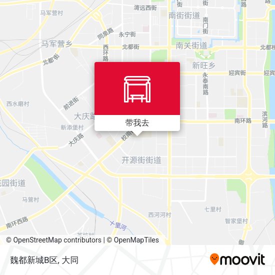 魏都新城B区地图