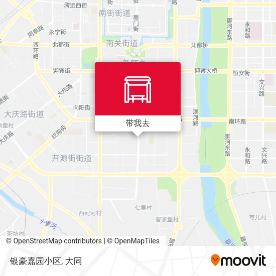 银豪嘉园小区地图