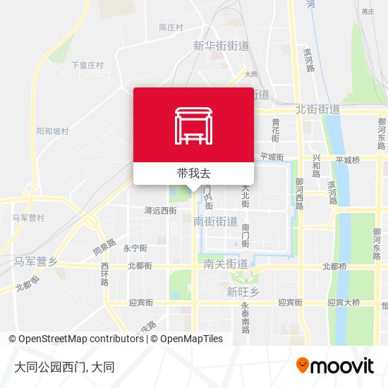大同公园西门地图